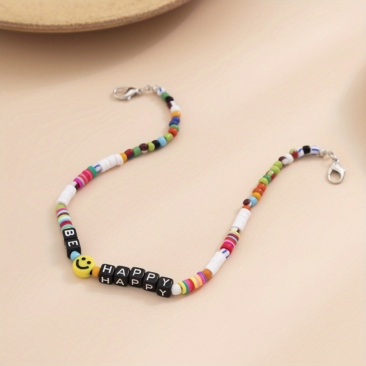 Simple Colorful Beaded Shoe Chain Personality Soft Pottery Beaded Chain, Don't Miss These Great Deals