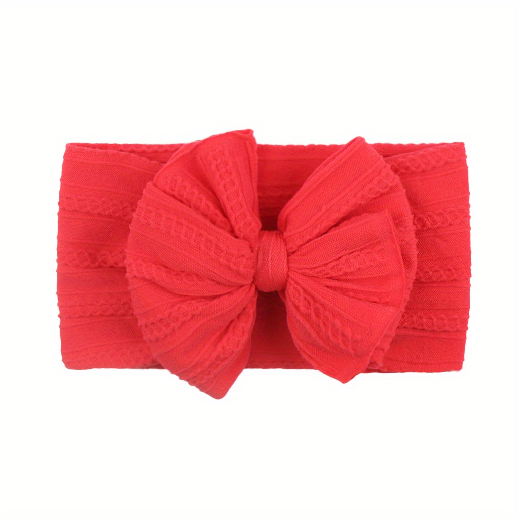 20pcs Cute Ribbon Bow Headband, Soft Comfortable Breathable