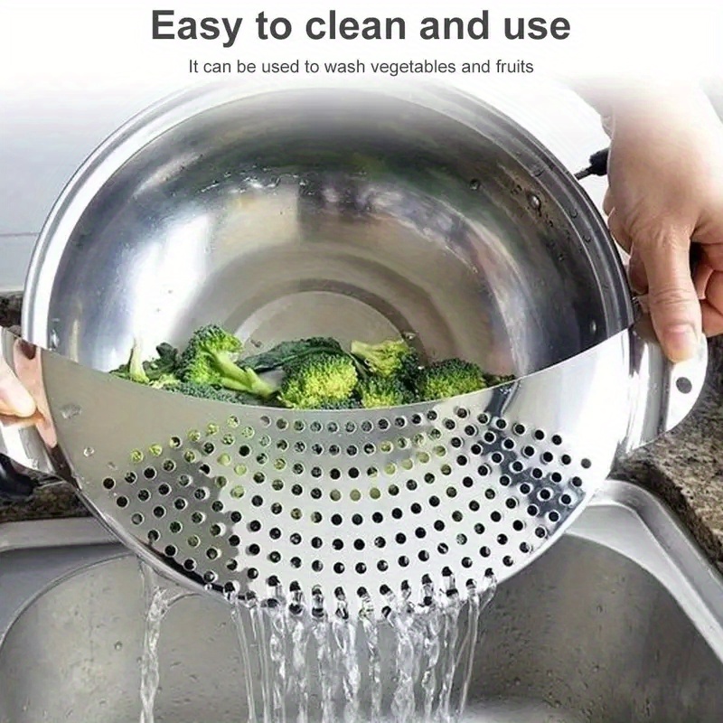 1pc filtre à eau en acier inoxydable égouttoir à légumes Pot