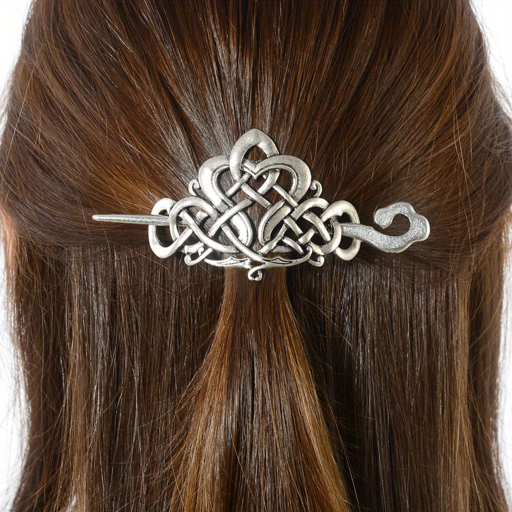 Viking Celtic Crown Hairpins Clip Viking Hair Accessories - Temu