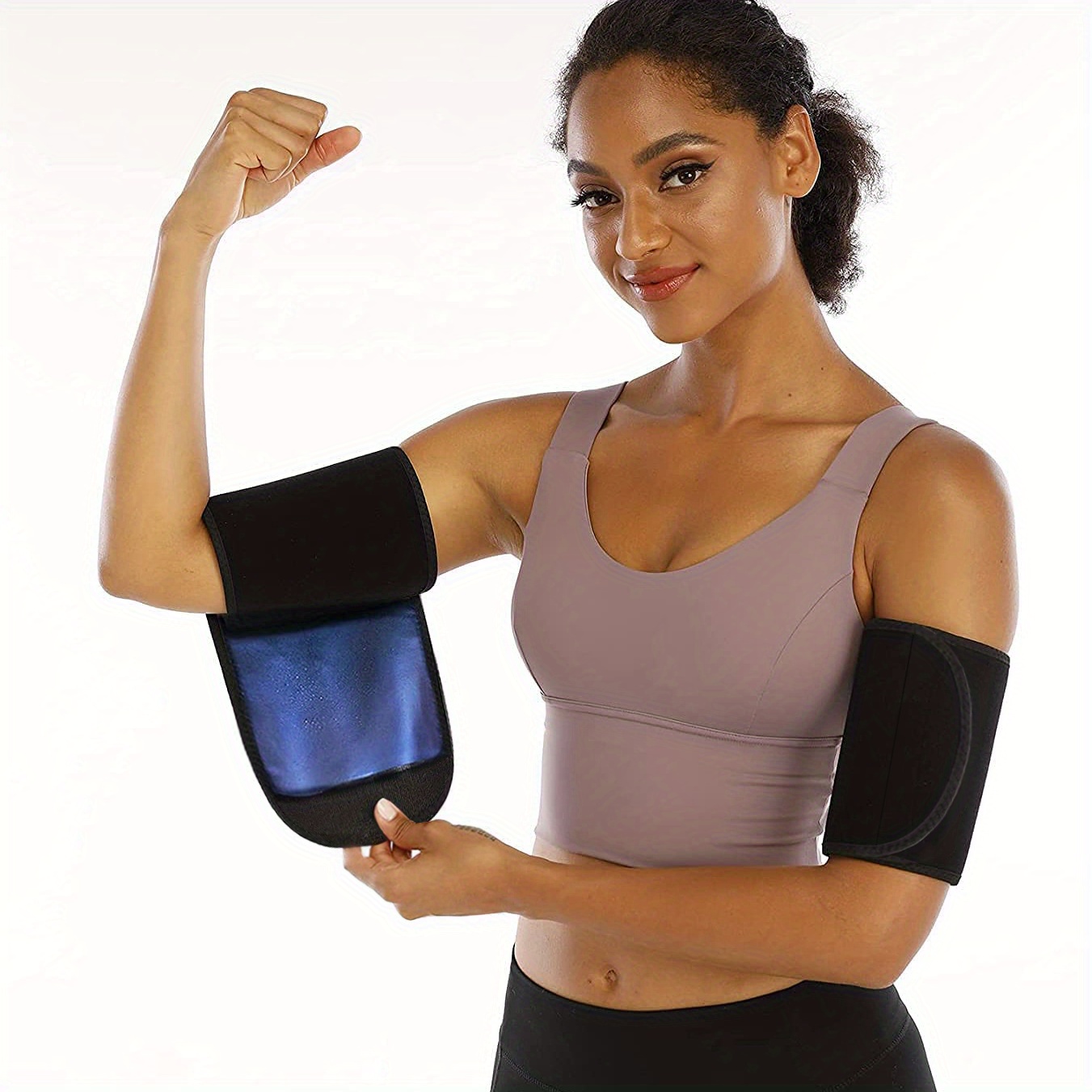 2X 1 Pair Slimming Arm Sweat Arm Shaper Protection Arm Trainer 