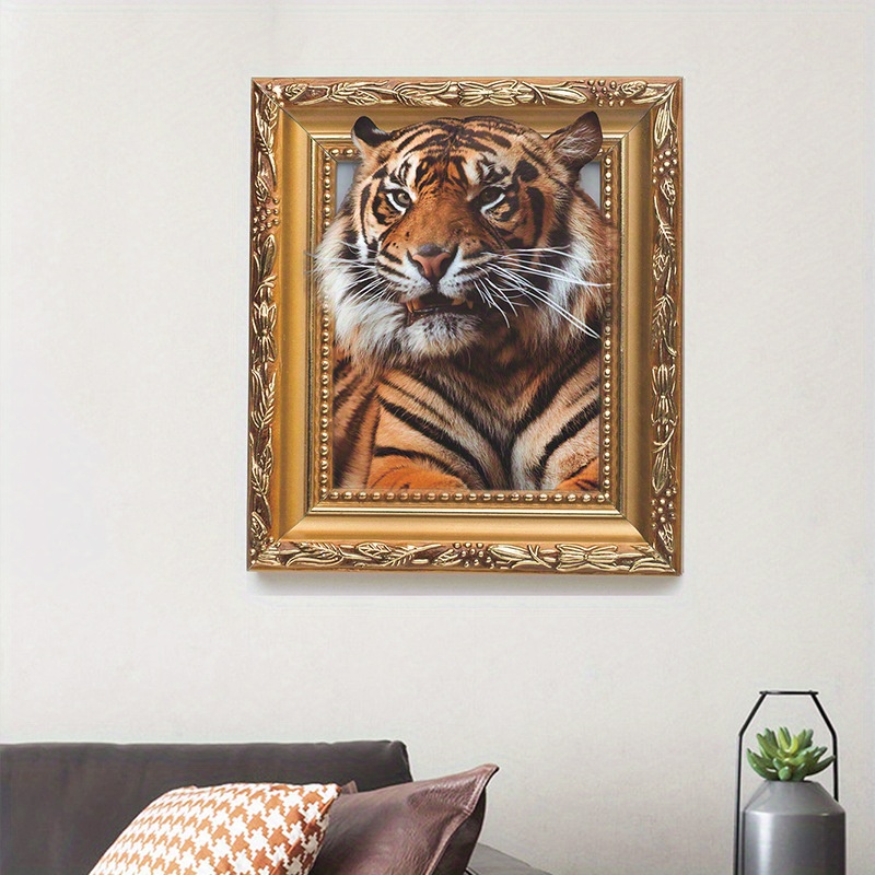 Foto Trabalhos de arte 3d Tiger