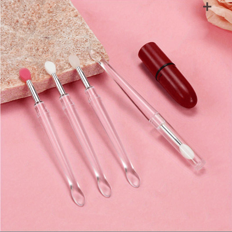 Silicone Lip Brushes Makeup Beauty Lipstick Brushes Cap Lip Temu