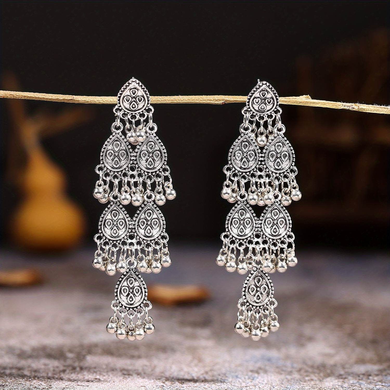 Vintage Style Dangle Earrings Boho Style Ear Jewelry Temu
