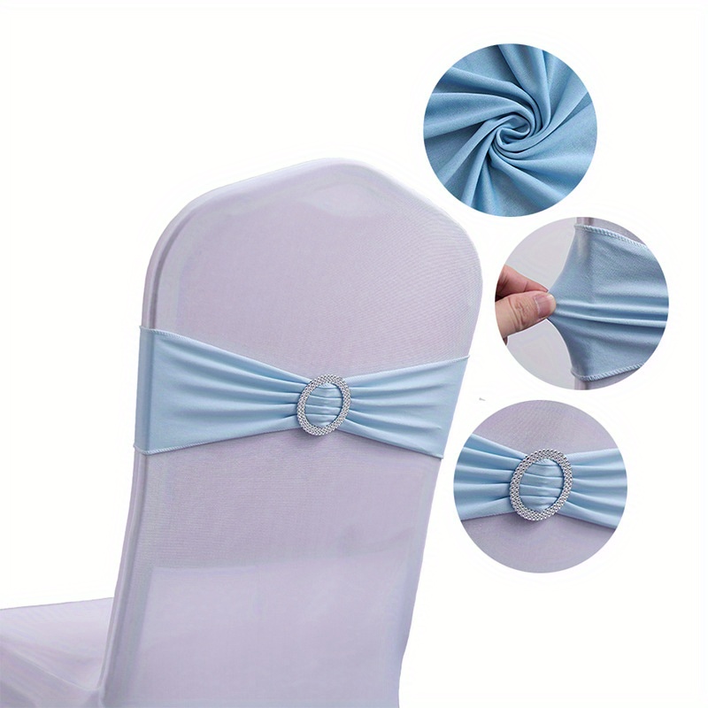 Baby blue best sale spandex chair covers