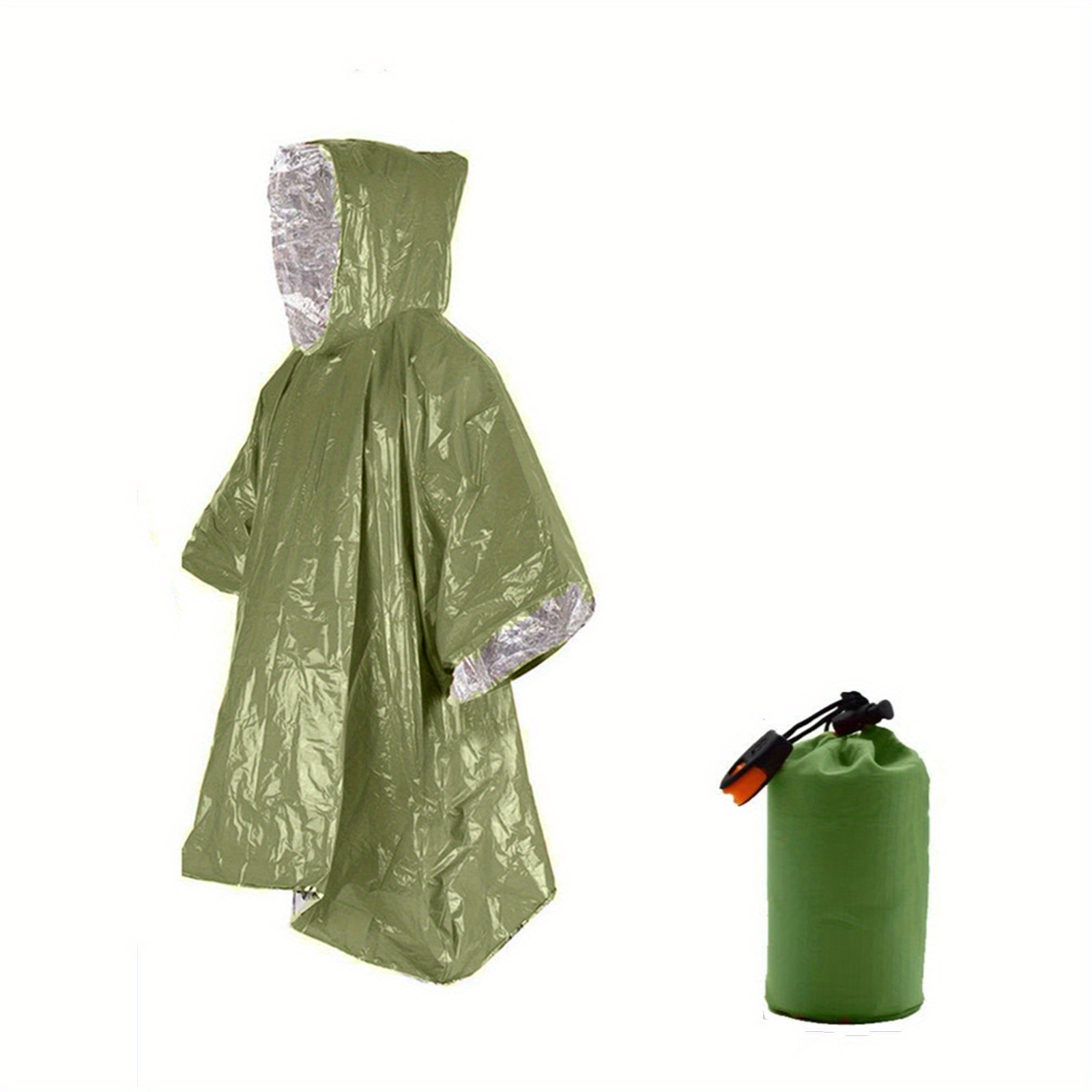Wasserdichter Regenponcho - Faltbar Mit Großer Krempe Für Outdoor