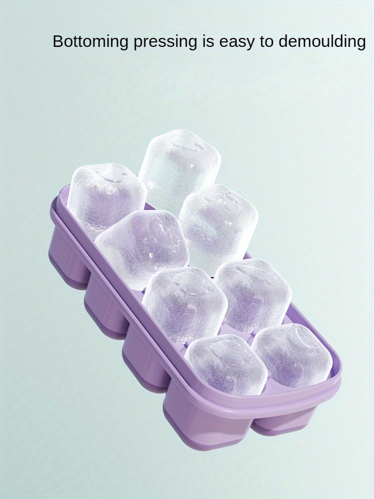 Ice Cube Trays, 3 Pack Silicone Ice Tray with Lid, Easy-Release