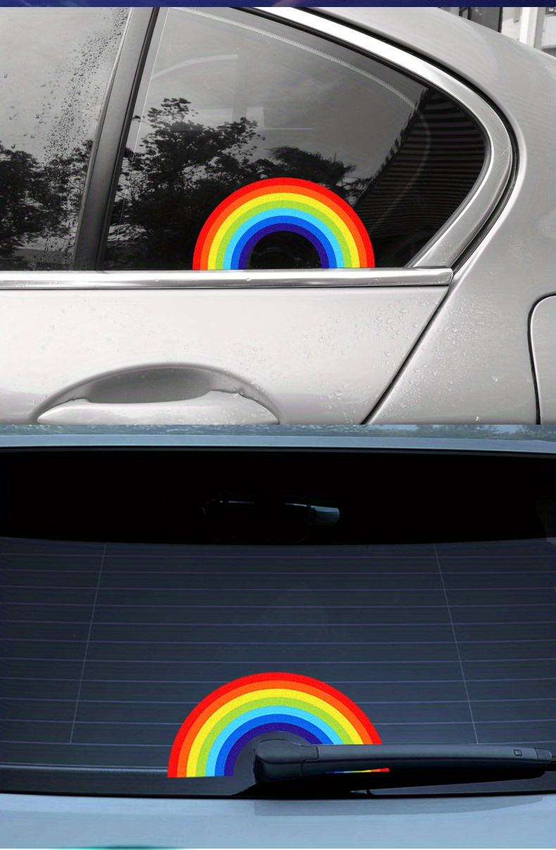 Rainbow Stickers Car Decoration Glass Stickers Motorcycle Stickers