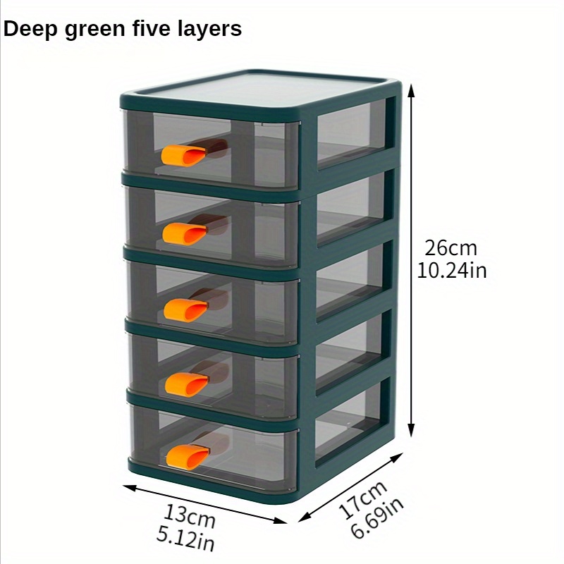 Multi layer Drawer Plastic Office Storage Small Box Bin Desk - Temu