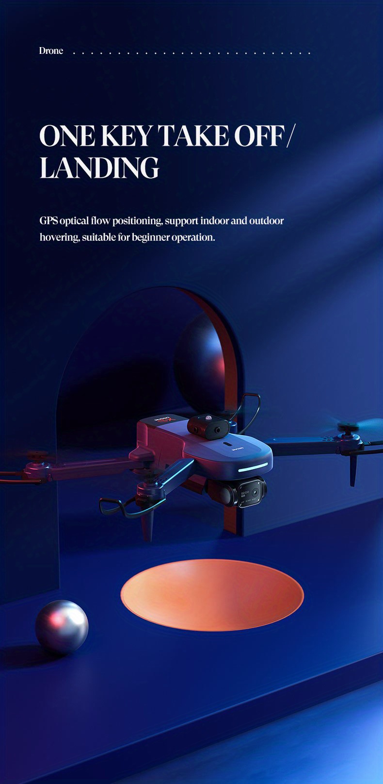drone with eic camera laser obstacle avoidance headless mode optical flow positioning one key return smart follow 5g real time image transmission gesture photography details 12