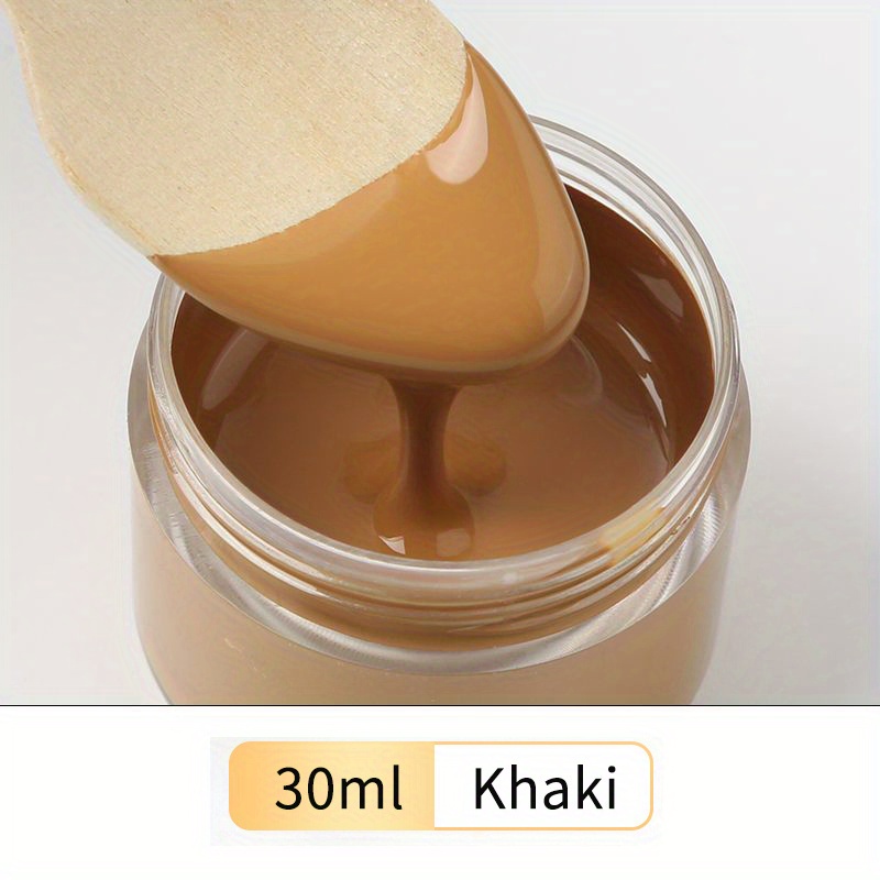Leather Paint Shoe Cream Coloring for Bag Sofa Car Seat Scratch 30ml Brown  Leather Dye Repair