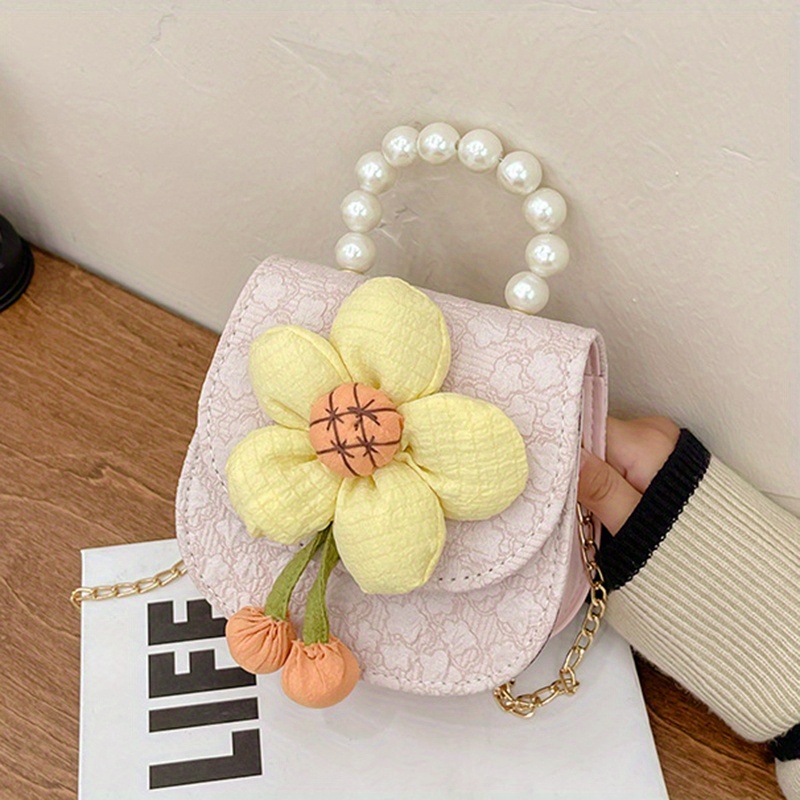 Girl's Floral Shoulder Bag