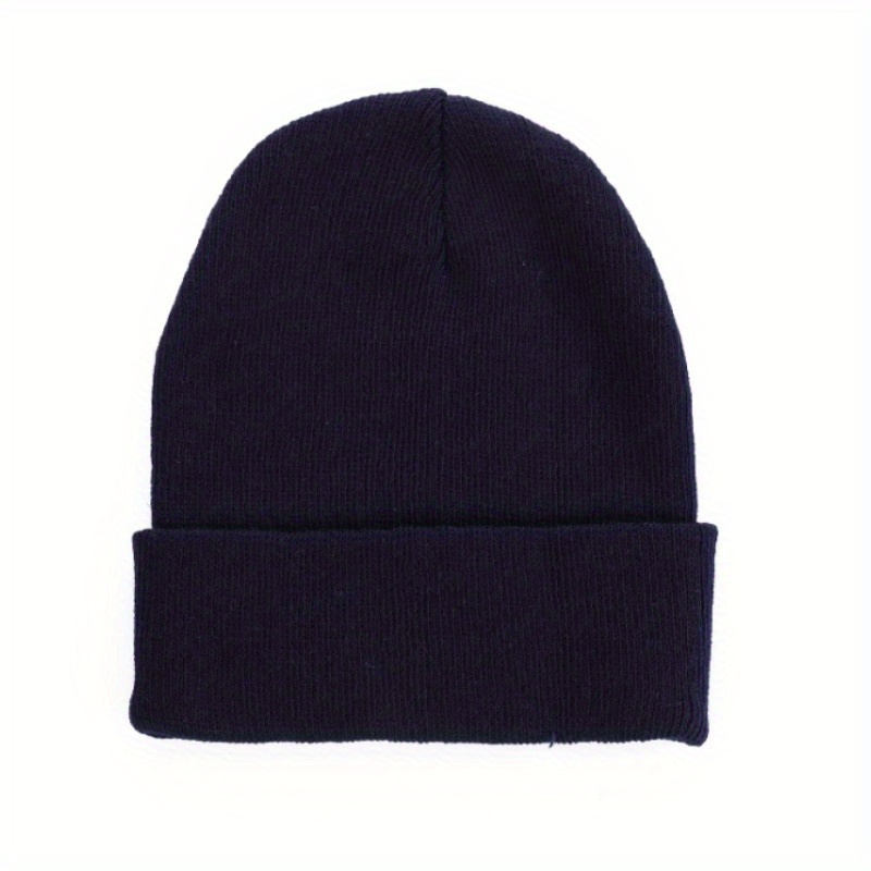 Gorros Invierno Unisex Nuevos Gorros Punto Gorro Bonito Liso - Temu