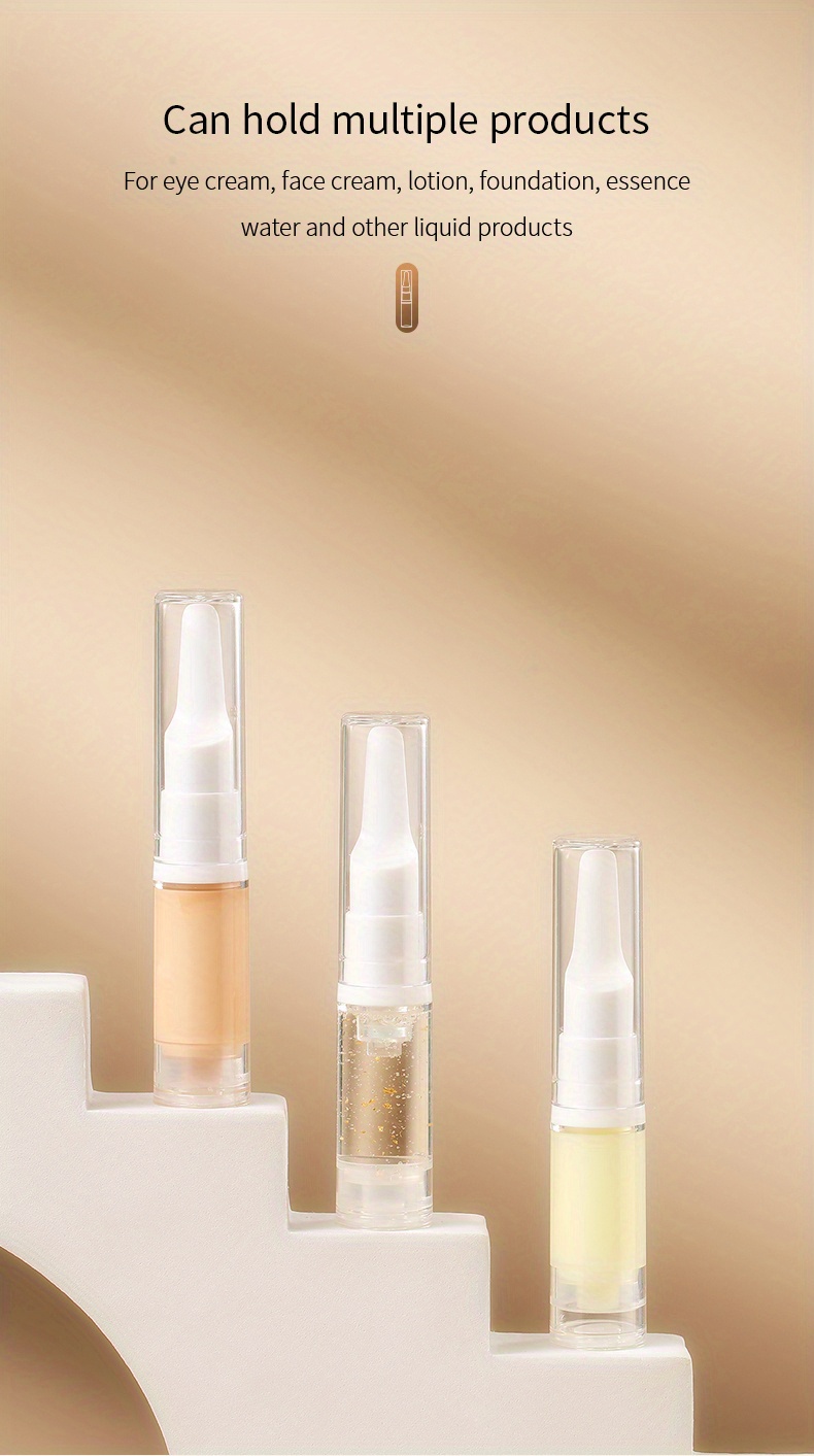 Refillable Airless Pump Bottles For Eye Serum Cream And Temu