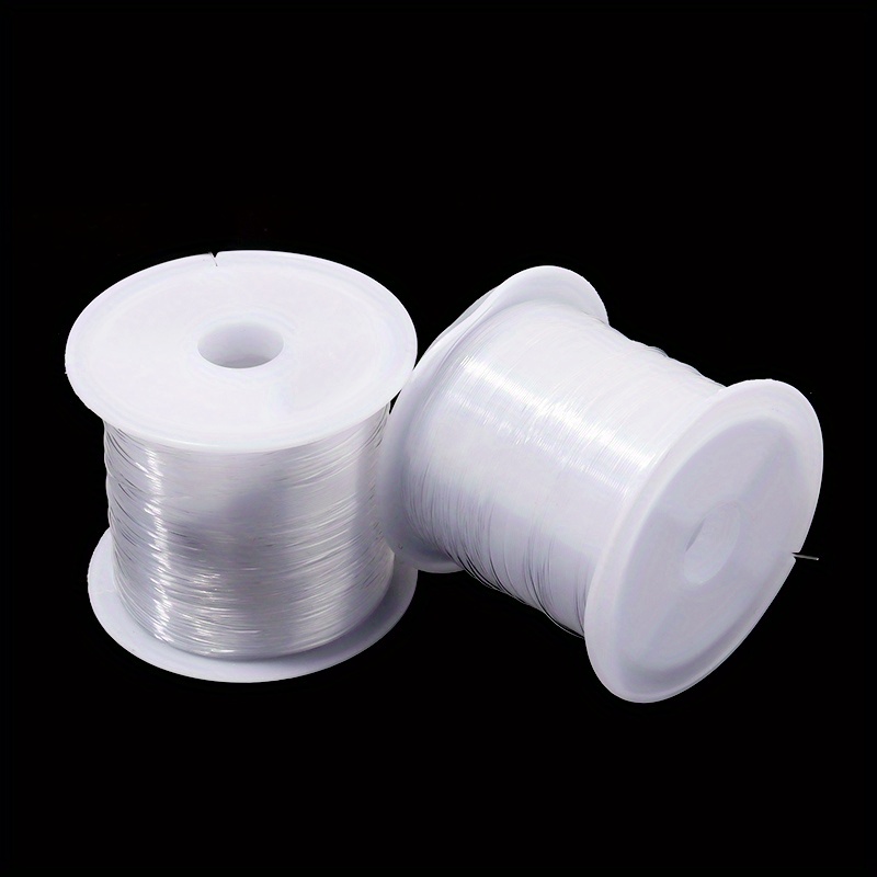 Clear Fishing Line, 656ft Nylon Fishing Wire String, Clear  Beading String Cord for Hanging Decorations, Beading and Crafts : 藝術、手工藝與縫紉