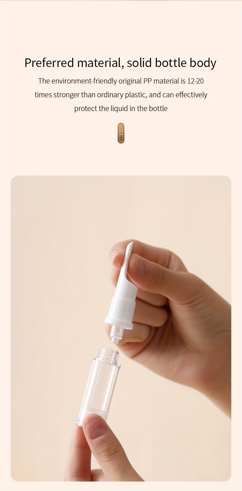 Refillable Airless Pump Bottles For Eye Serum Cream And Temu