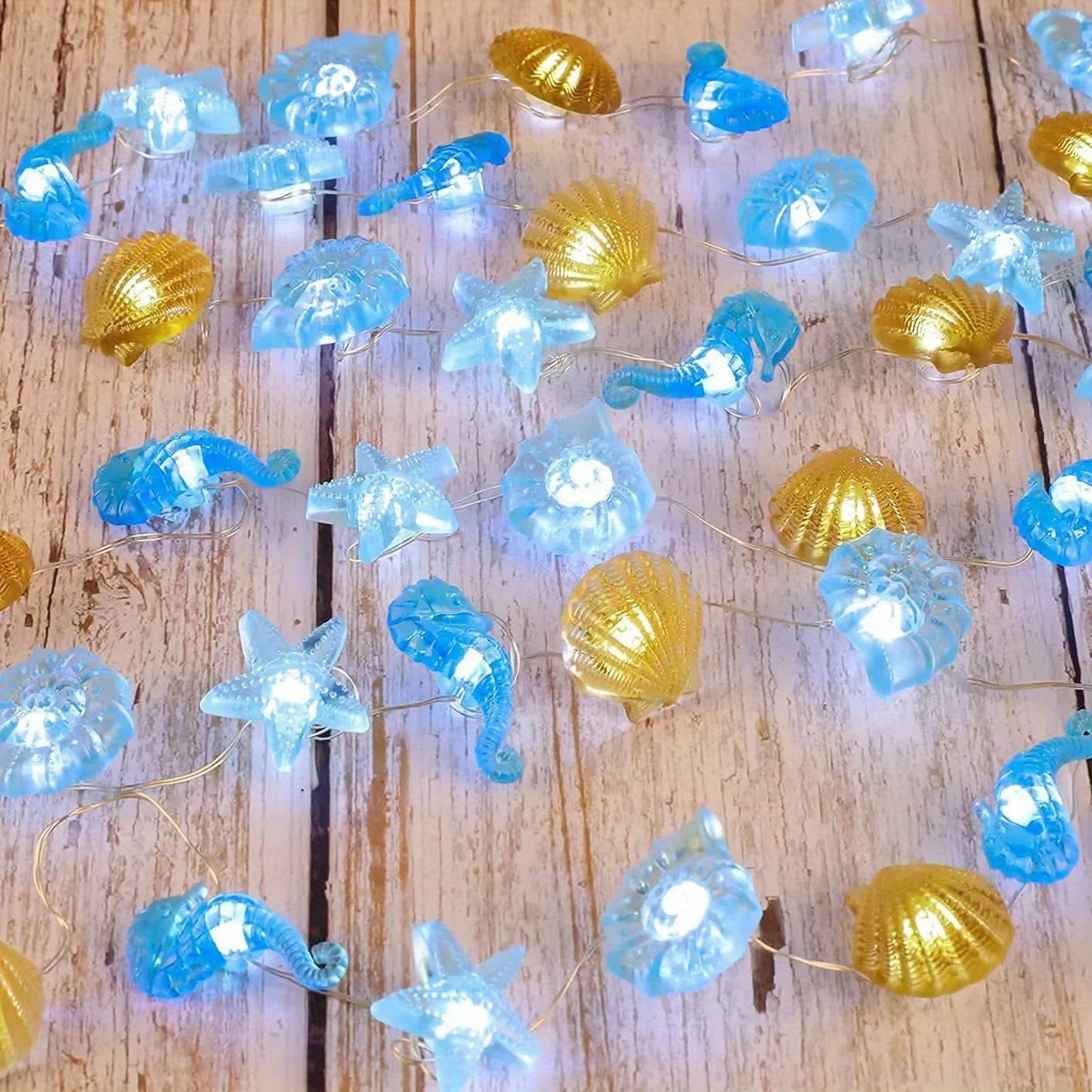 Summer String Lights Beach Sea String Lights Ocean Theme Temu Australia