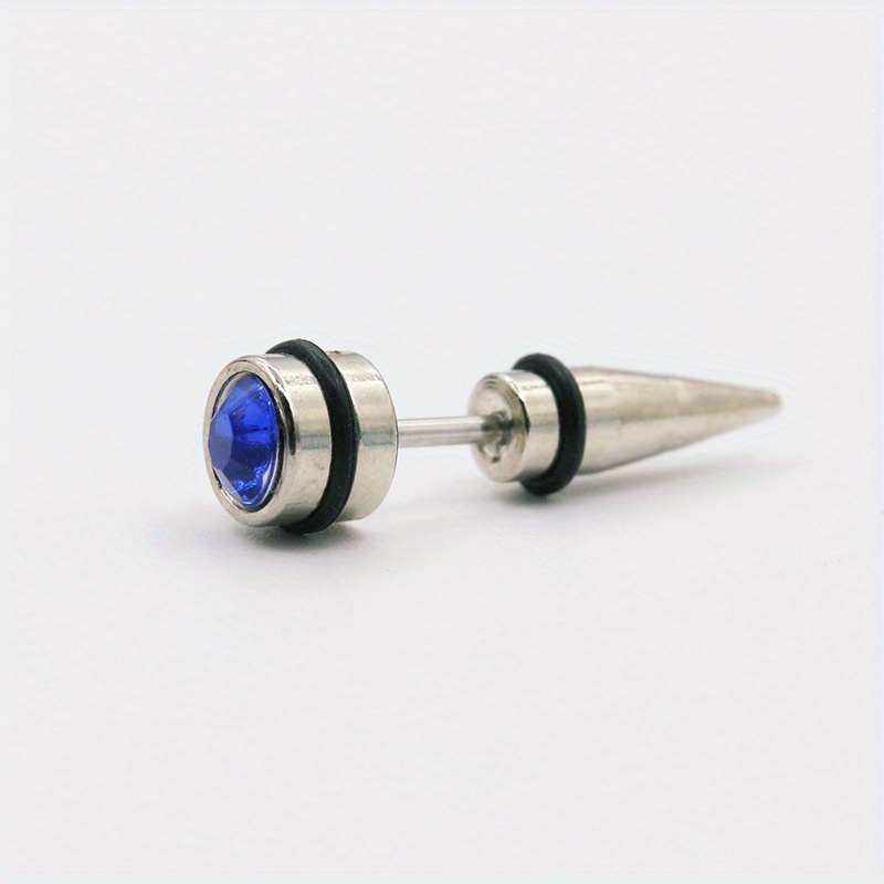 Bullet Shaped Men's Earrings, Classic Style