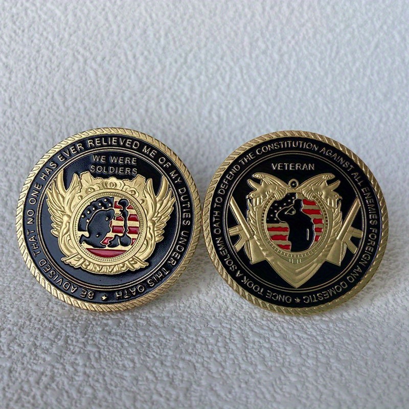 Veteran Challenge Coin Army Soldiers' - Temu