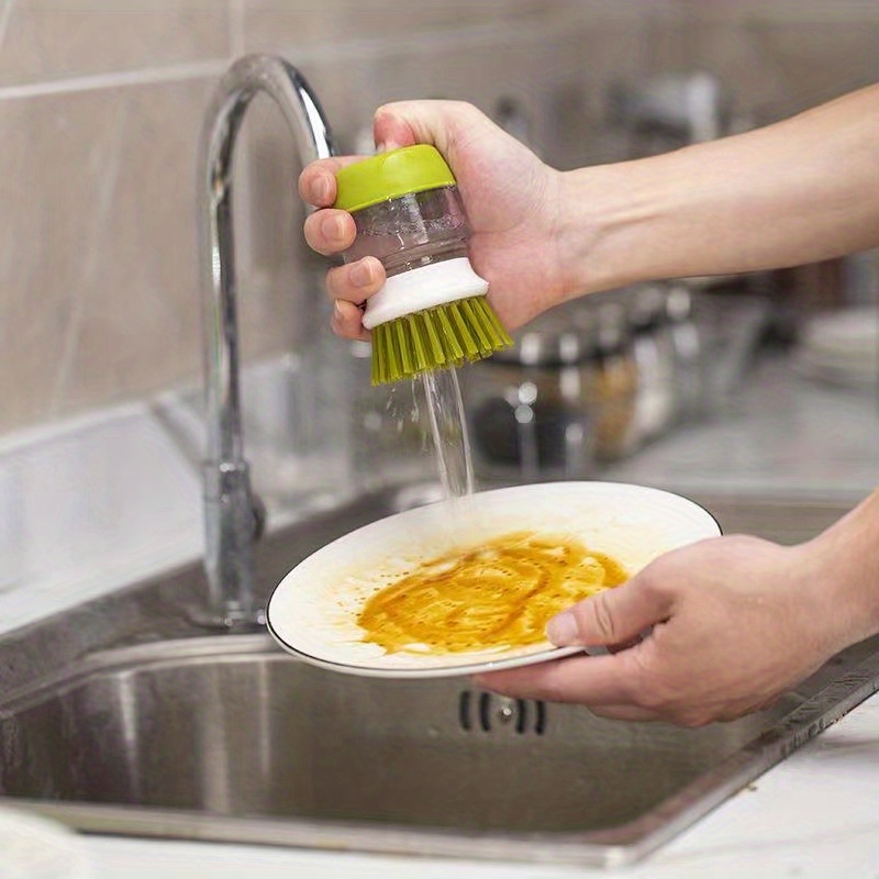 Dish Brush With Soap Dispenser – Majeste