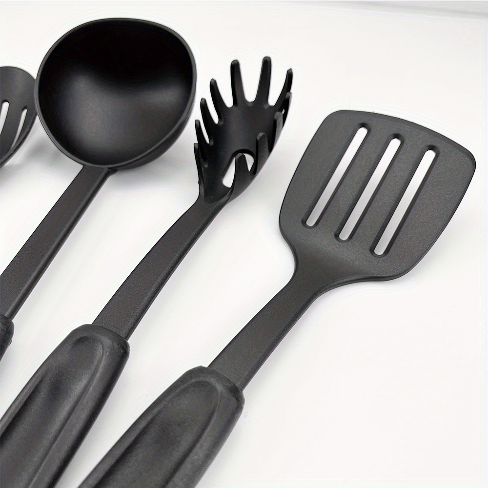 Boxed All-black Nylon Kitchenware Utensil Set - Temu