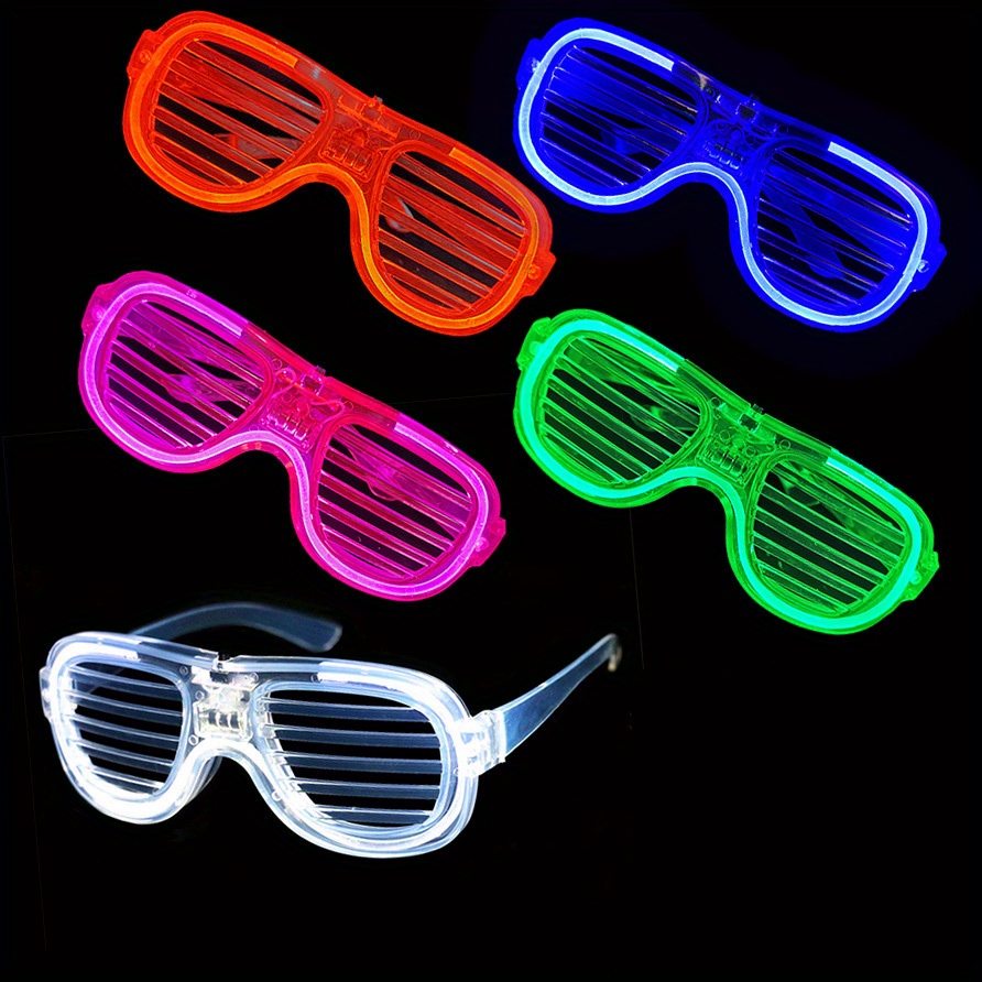 Gafas Led Gafas con luz Gafas con visera Led, Gafas luminosas para la barra  de fiesta de Halloween, estilo 4