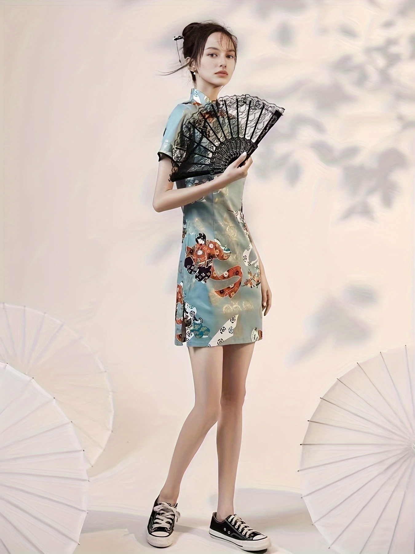 qipao a stile cinese elegante abito qipao Temu Italy