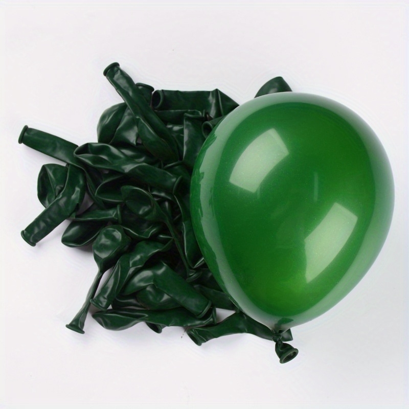 Globos verdes de 5 pulgadas, pequeños globos de helio verdes, mini globos  de látex verdes, suministros de decoración de fiesta, paquete de 100