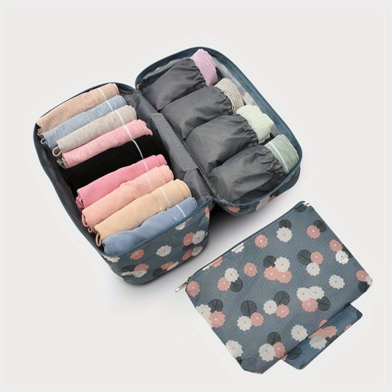 Underwear Travel Wash Makeup Bag - Portable Storage Bag Six Sets of Clothes  Luggage Shoe Storage Bag 6 Sets (Gray) : : Clothing, Shoes &  Accessories