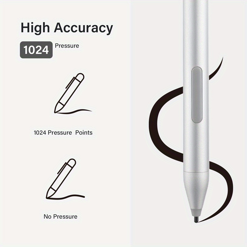Pen For Microsoft Surface, Palm Rejection, 1024 Levels Pressure Temu