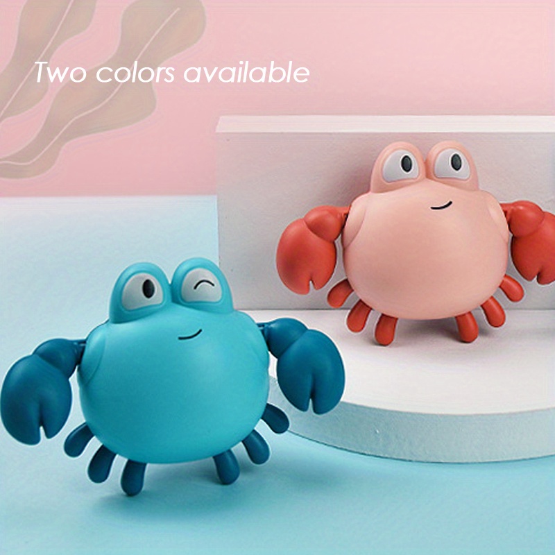 Floating Wind up Crab Bath Toy Cartoon Bathing Clockwork Toy Temu