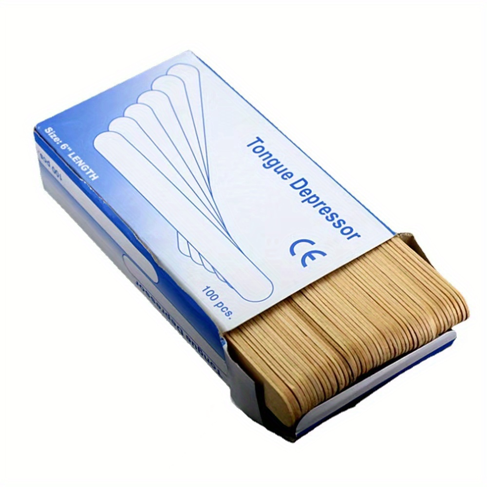 Large Wax Waxing Wood Body Hair Removal Sticks Applicator Temu