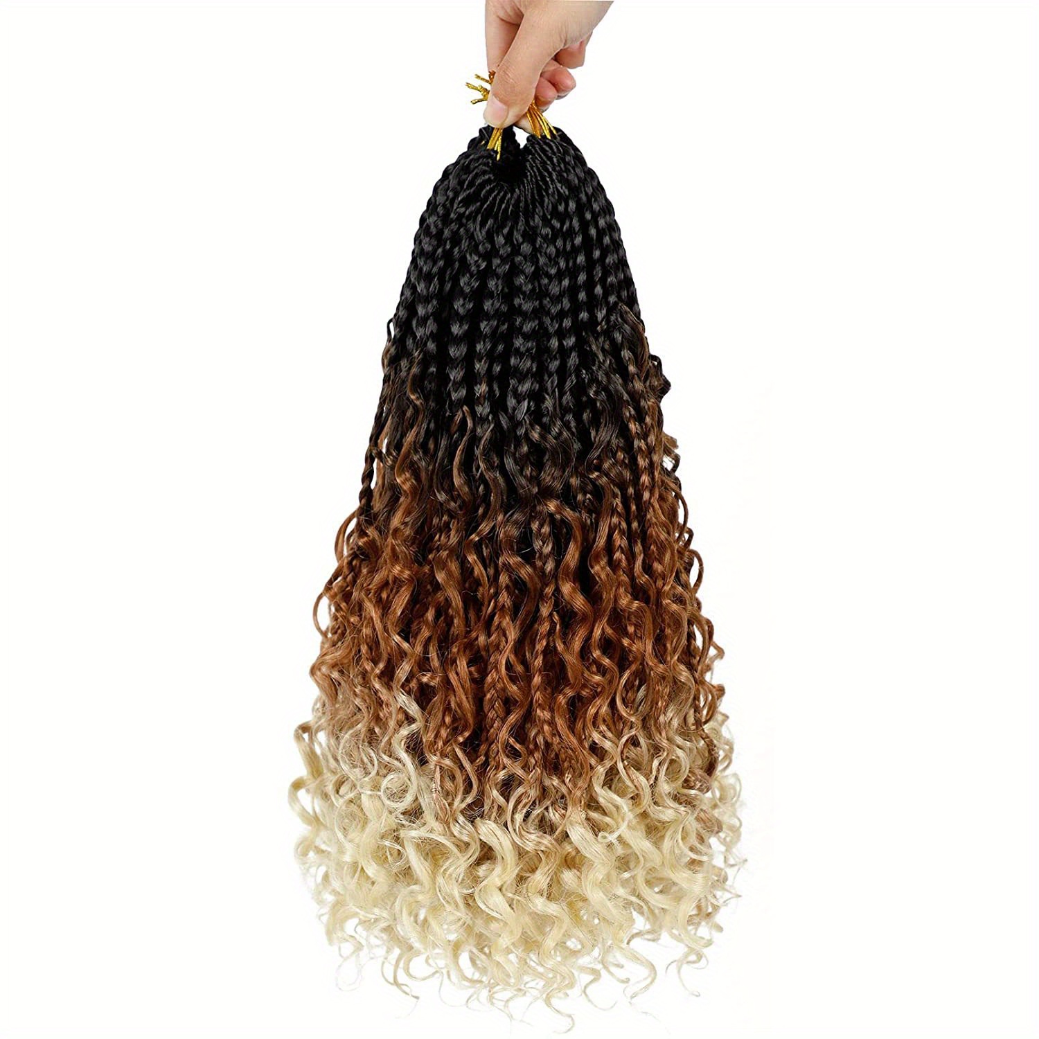 Crochet Box Braids Curly Ends 10 Inch Short Goddess Box Braids Crochet Hair  Pre Looped Crochet Braids From Dingyushangmao, $11.53