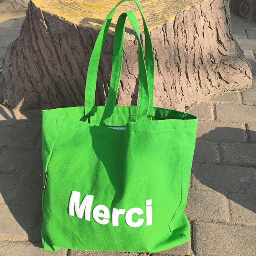 Merci Paris Tote Bag Aesthetic Paris Tote Bag Paris Stytish 