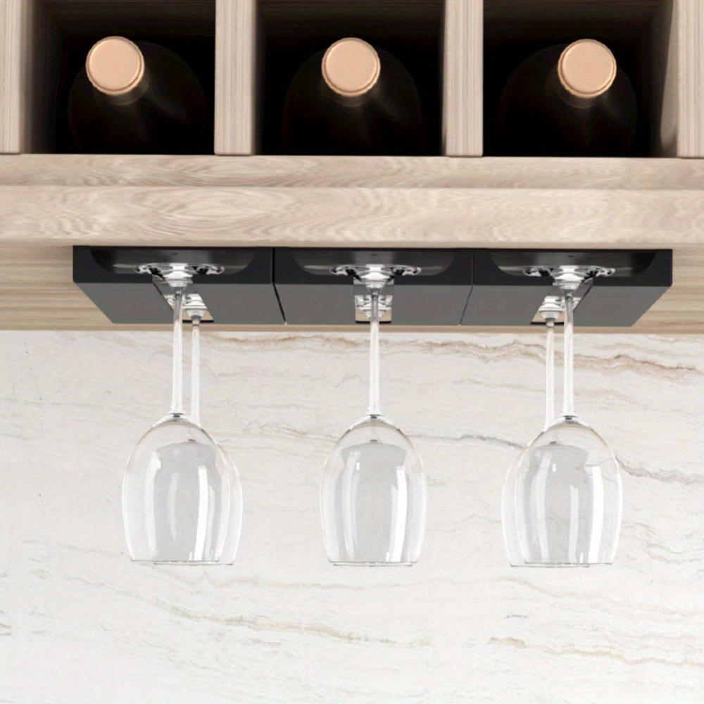 1pc goblet wine glass hanging rack living room punch free Temu