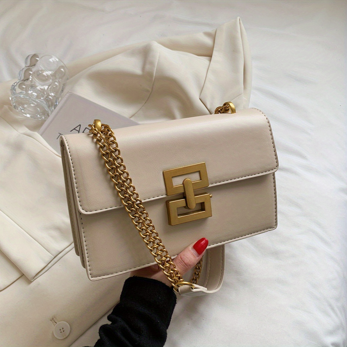 Minimalist Square Handbag Shoulder Bag