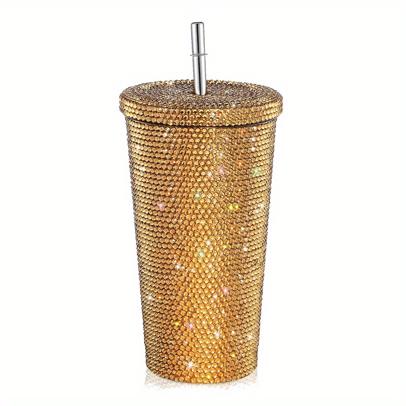Honeycomb Stainless Steel Tumbler - Gold - Caribou Coffee