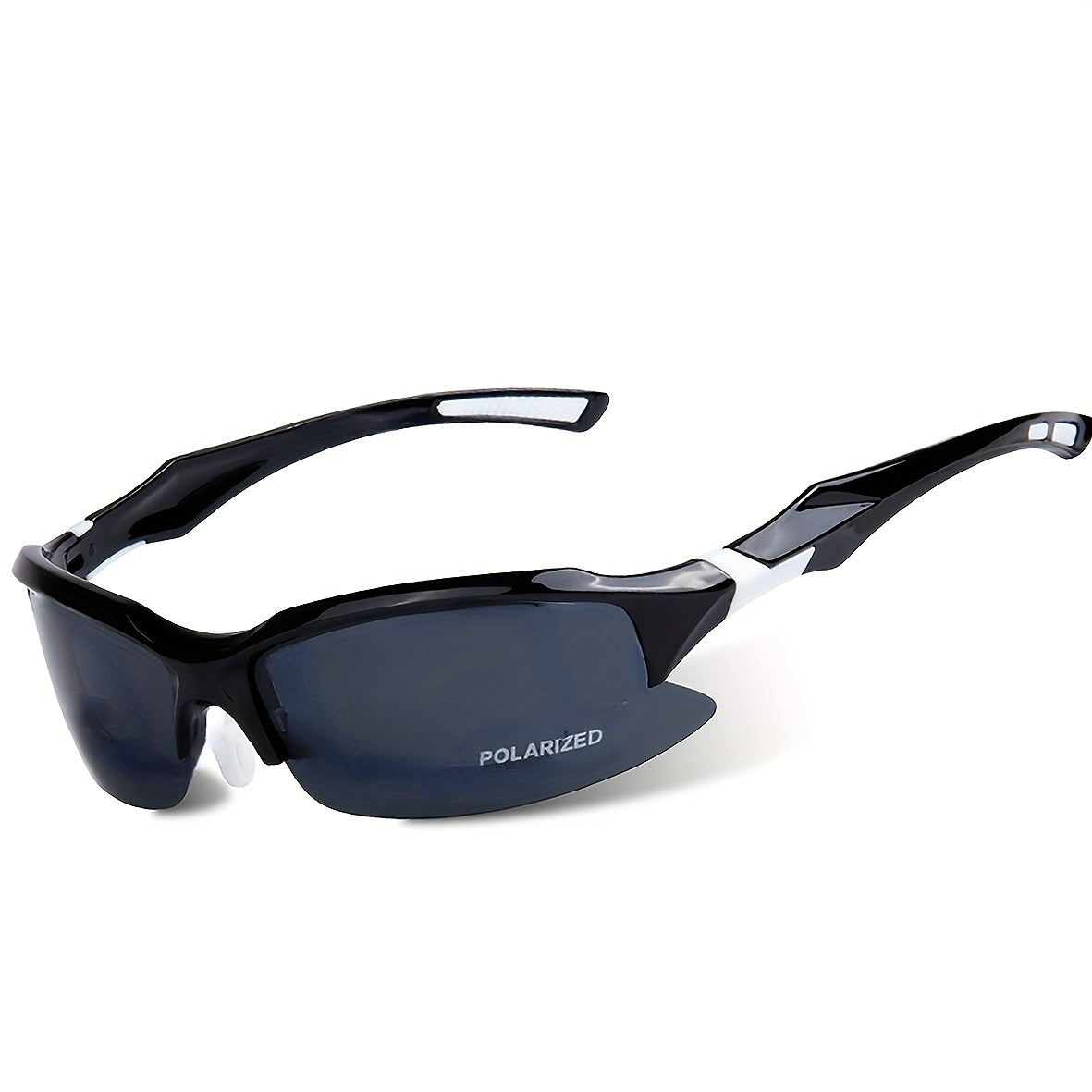 Fashion Male Polarized Fishing Glasses Polarized Sunglasses Men Fishing  Anti-Glare Sun Protective Sports Sunglasses Eyewear Color: black