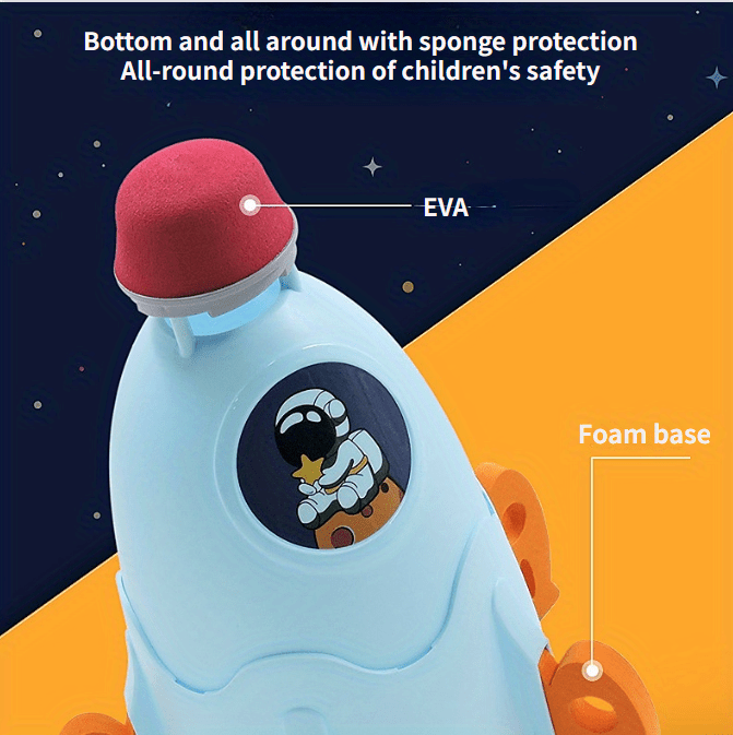 Space Explorer Kids Water Bottle