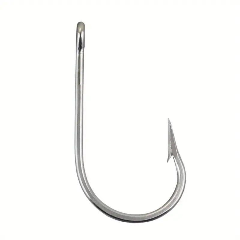 1pc Extra Large Stainless Steel Fishing Hooks for Deep Sea, Boat, Shark,  Sturgeon, and Tuna Fishing - Durable and Reliable Fishing Tackle