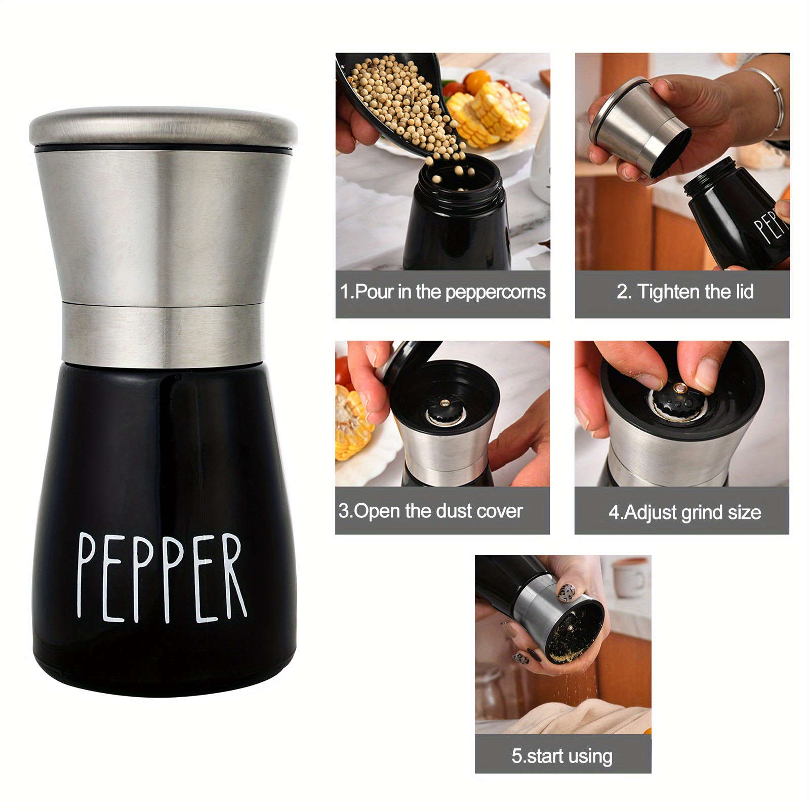 How to Fill Pepper & Salt Mills