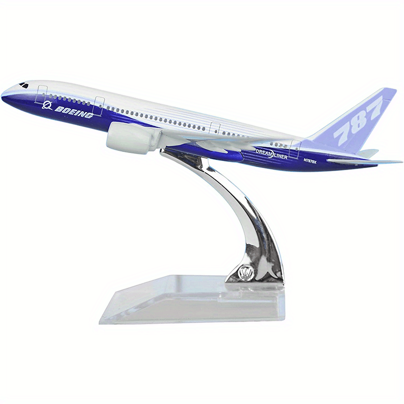 Plane Toy Boeing 787 Singapore Express Plane Model Alloy Temu