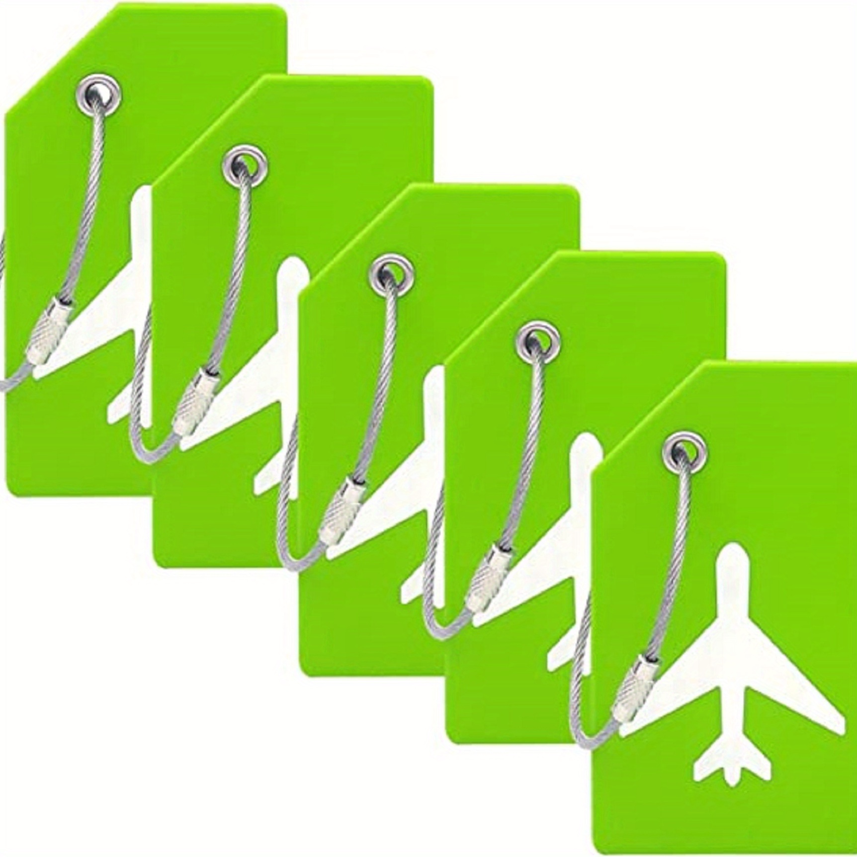 Silicone Luggage Tags with Business Cards, Convenient and Quick for Finding Your Baggage