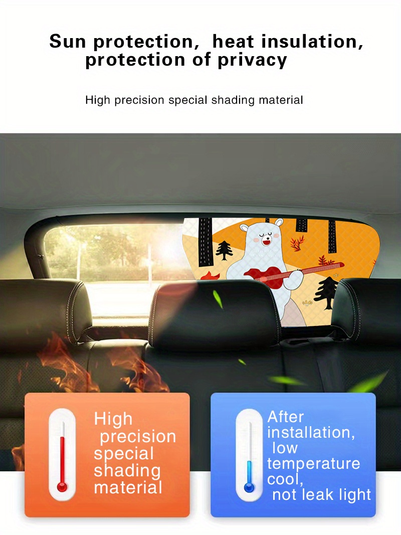 Cartoon Children's Sun Protection Heat Insulation Sun Shield - Temu