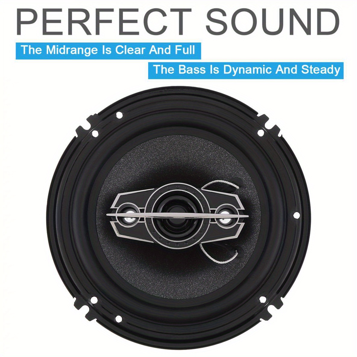 a pair 6 inch 700w 4 way car hifi coaxial speaker vehicle door auto audio music stereo subwoofer full range frequency speakers details 2