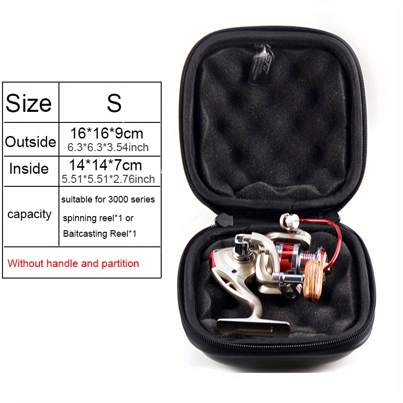 1pc Fishing Line Wheel Box Hard Shell Fishing Reel Case Hard - Temu New  Zealand