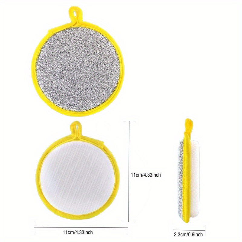 Kitchen Cleaning Sponges Cutlery Anti-scratch Sponge, Round Sponge Wipe, Clean  Sponge After Washing Pot - Temu