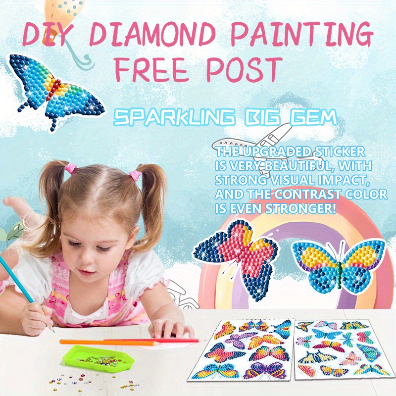Diamond Painting Stickers, Mosaic Sticker Art Kits, Diamond Painting