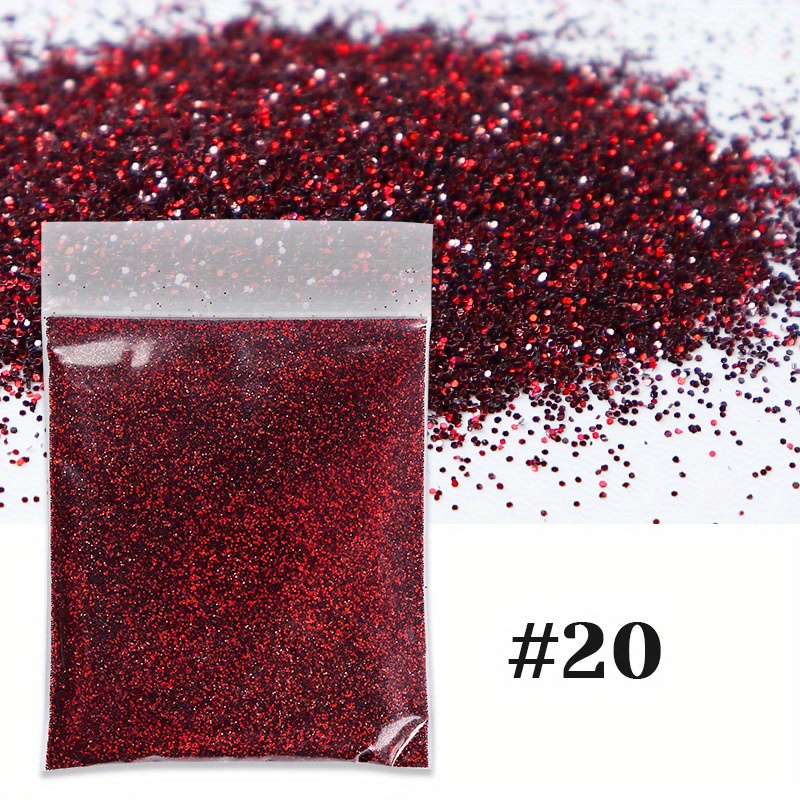 044 Holo Red - 2-in-1 Acrylic Powder — Glitz Accessories & Such.