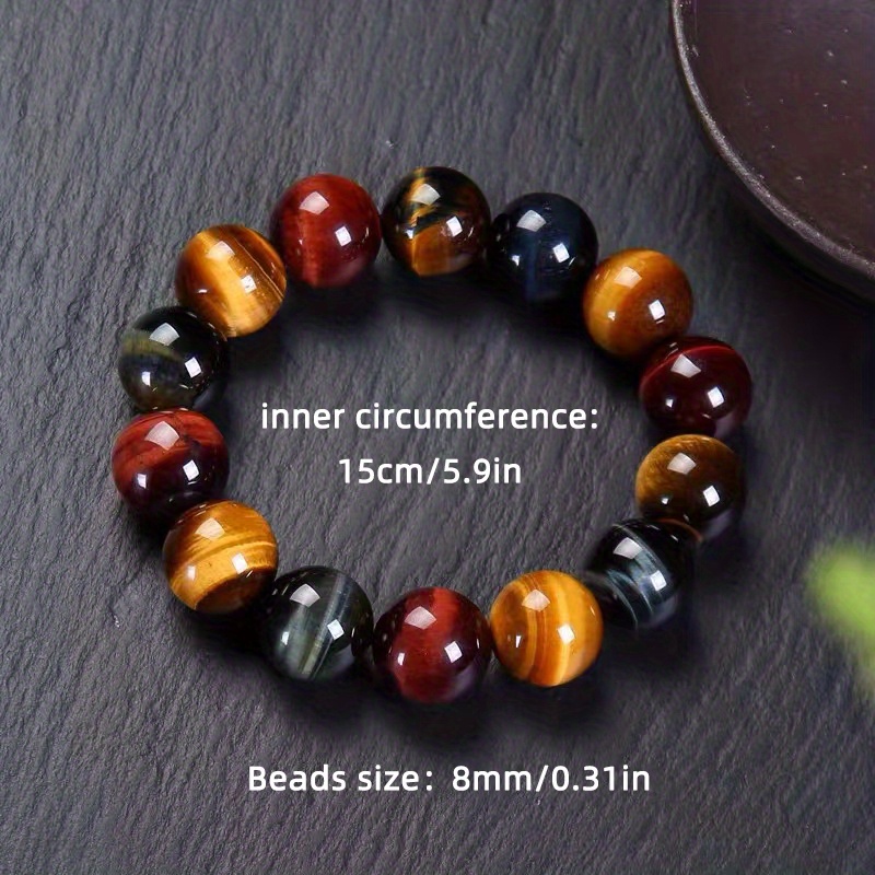 1pza Pulsera Clásica Cuentas Piedra Natural Energía - Temu Spain